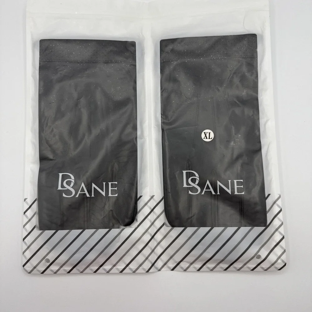 Dsane Women's XL Black Faux Leather Touchscreen Winter Driving Gloves NWT